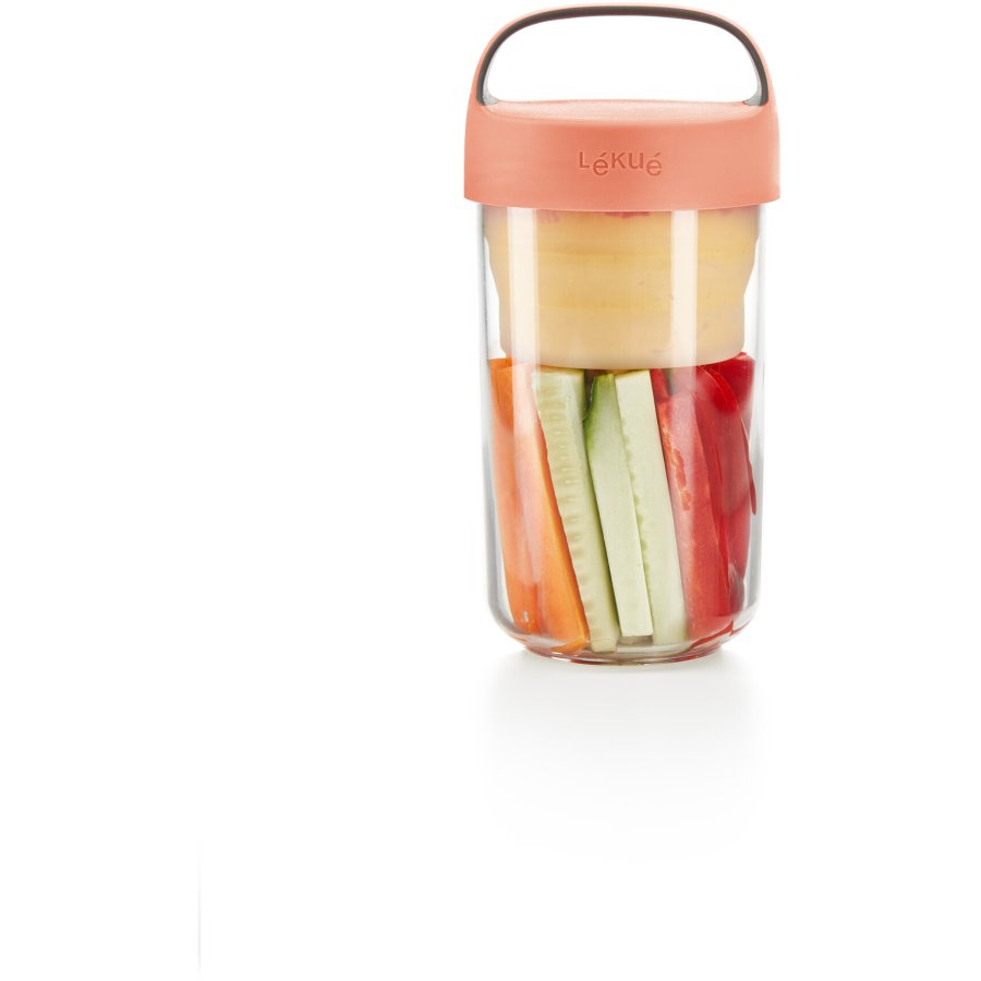 Lku Jar-to-go 600 ml, Koralle