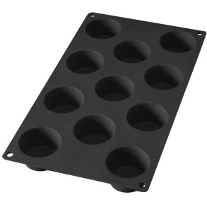 Lékué Mini Muffinform Gourmet 17x30 cm, Sort