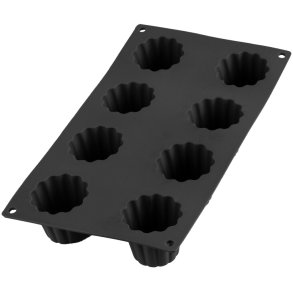 Lékué Bordelais Acanalado-form 33,5 cm, Sort