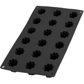 Lékué Mini Cannelais Bordelais-form 17x30 cm, Sort