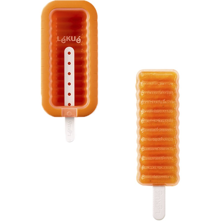 Lku Iconic Eis am Stiel-Form 55 ml, Orange