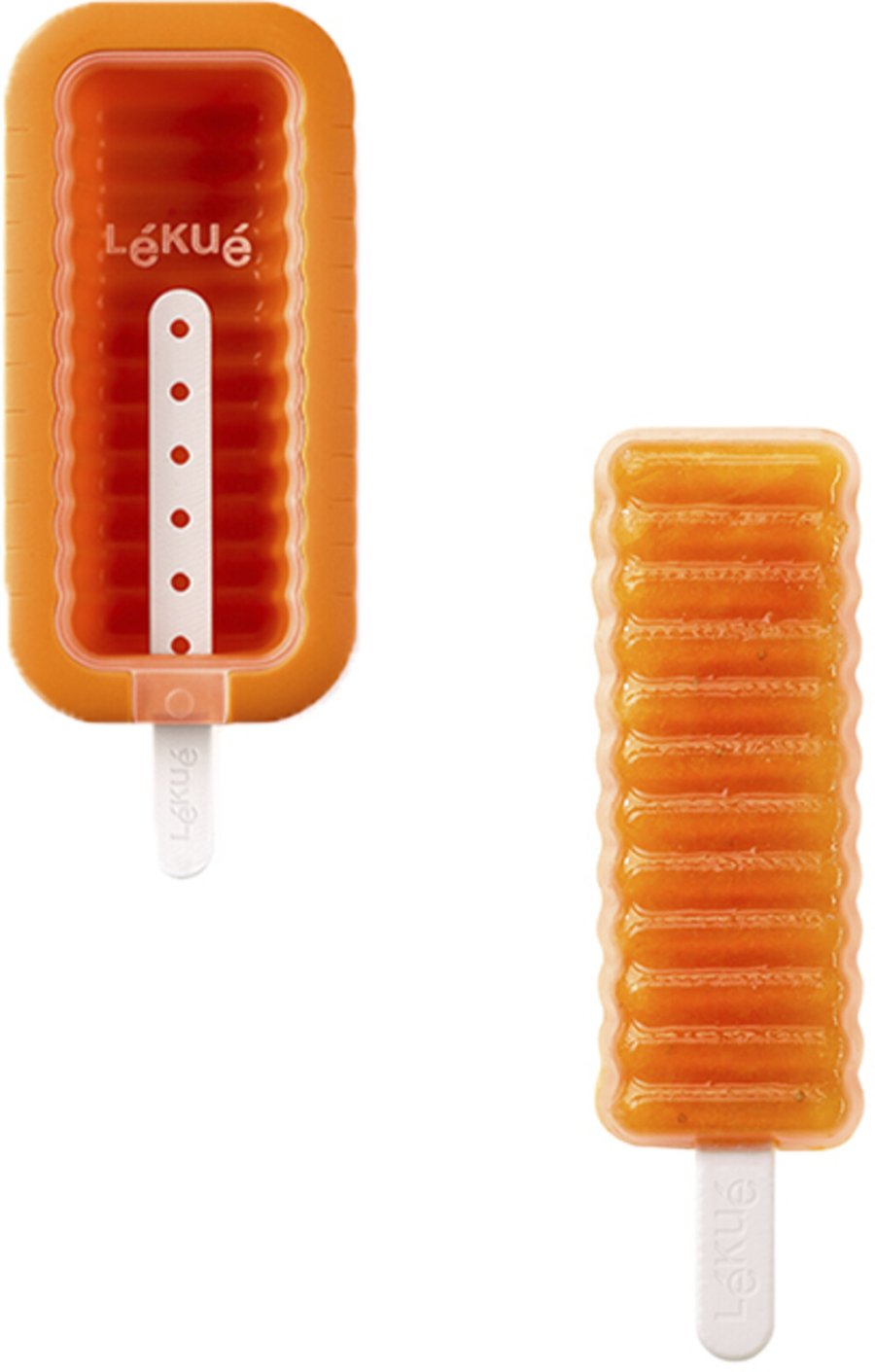 Lku Iconic Eis am Stiel-Form 55 ml, Orange