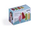 Lku Iconic Eis am Stiel-Form 4er Set, 55 ml