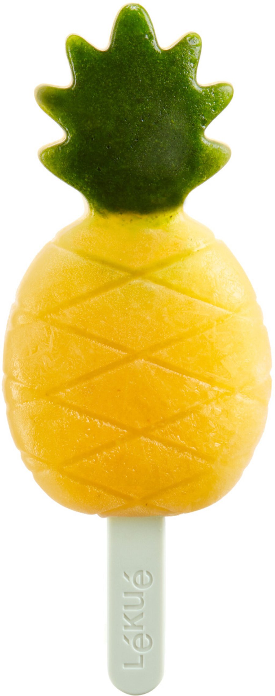 Lku Eis am Stiel-Form Ananas 95 ml, Gelb