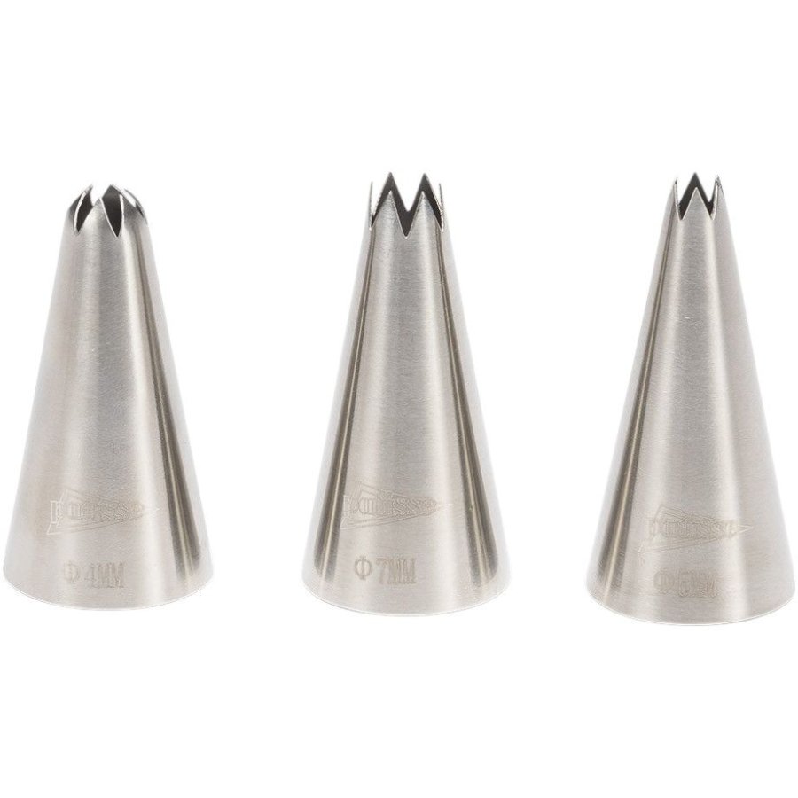 Patisse Tüllen-Set 3-teilig, Stahl