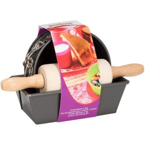 Patisse Profi Backset für Kinder 3-teilig, Stahl