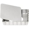 Patisse Silvertop Pastetenform mit losem Boden 10x10 cm, Stahl