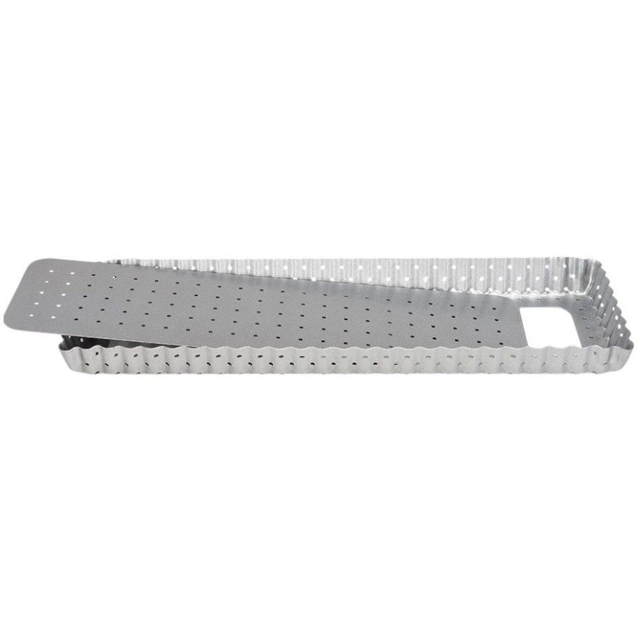 Patisse Silvertop Pieform mit losem Boden 11x35 cm, Stahl
