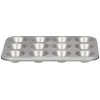 Patisse Silvertop Mini-Muffinform für 12 Stück, Stahl