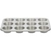 Patisse Silvertop Muffinform für 12er set, Stahl