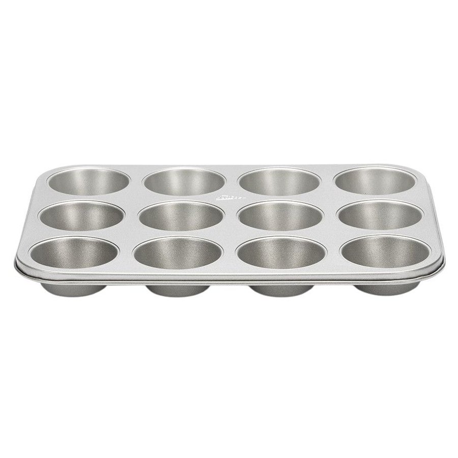 Patisse Silvertop Muffinform für 12er set, Stahl