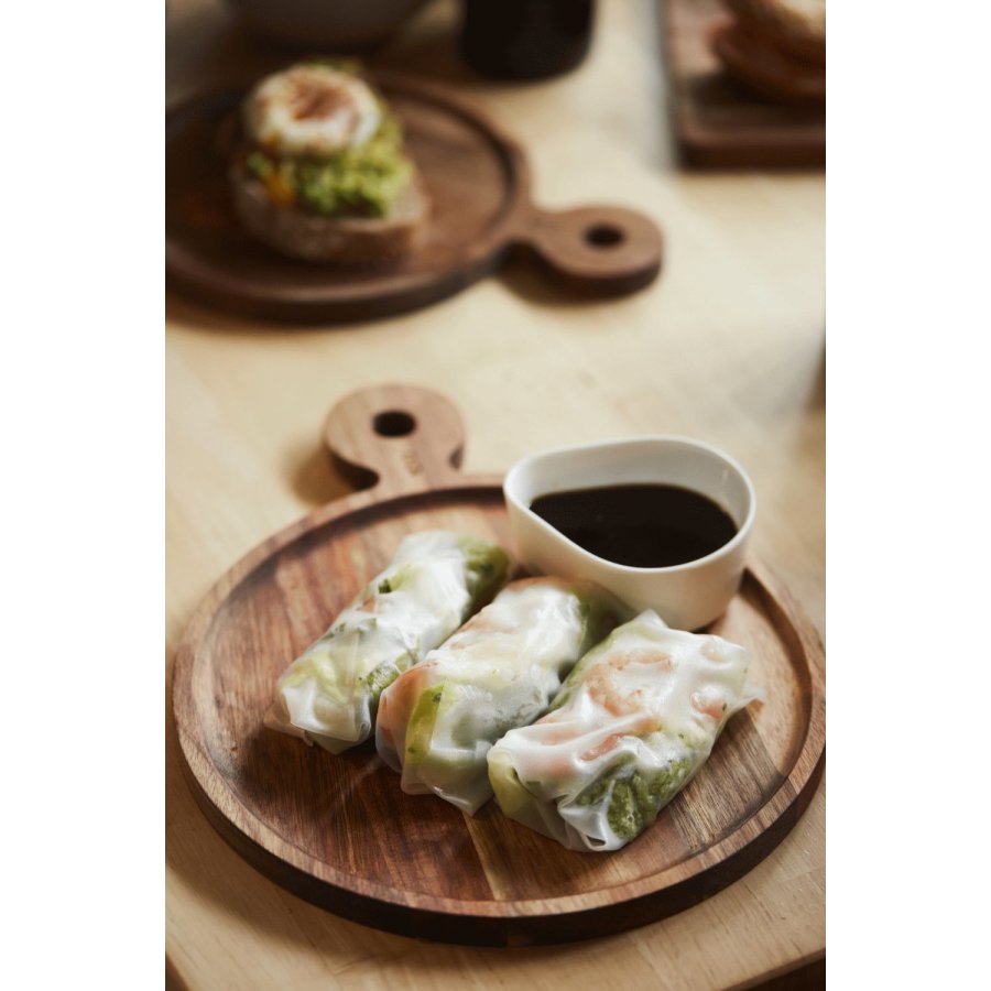 Point Virgule Servierbrett 25 cm, Akazie