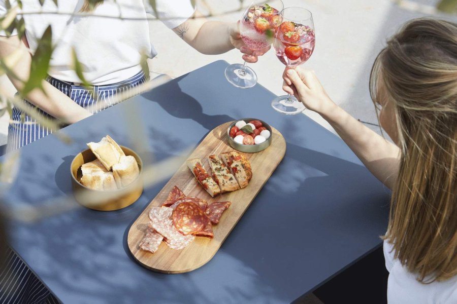 Point Virgule Servierbrett 18x50 cm, Akazie