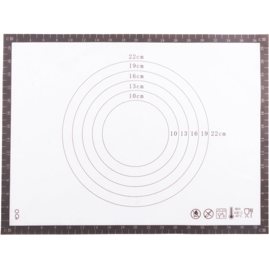 Point Virgule Bagemtte 40x30 cm, Hvid