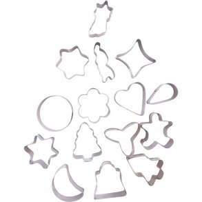 Point Virgule Udstikkerst 16 Dele, Rustfrit Stl