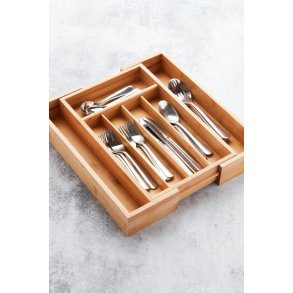 Point Virgule Bestikbakke Udvidbar 40,5x26,5x6,5 cm, Bambus