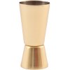 Point Virgule Jigger 20/50 ml, Rustfrit Stl/Guld