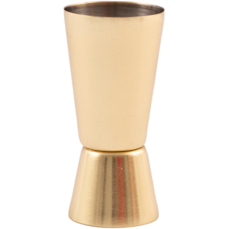 Point Virgule Jigger 20/50 ml, Rustfrit Stl/Guld