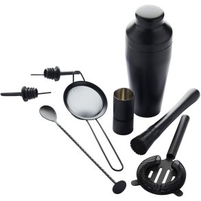 Point Virgule Cocktail-Set 8-teilig, Schwarz
