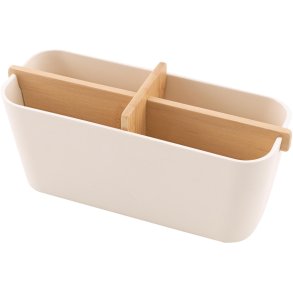Point Virgule Organizer 21 cm, Bambus/Off White