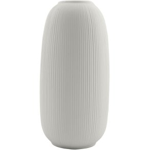 Point Virgule Vase H25 cm, Hellgrau