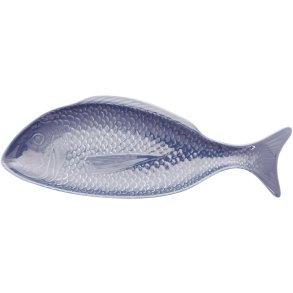 Point Virgule Fischschale 40x14 cm, Blau