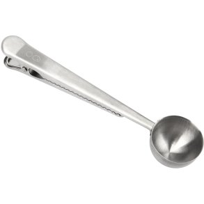Point Virgule Kaffeelöffel mit Clip, Edelstahl