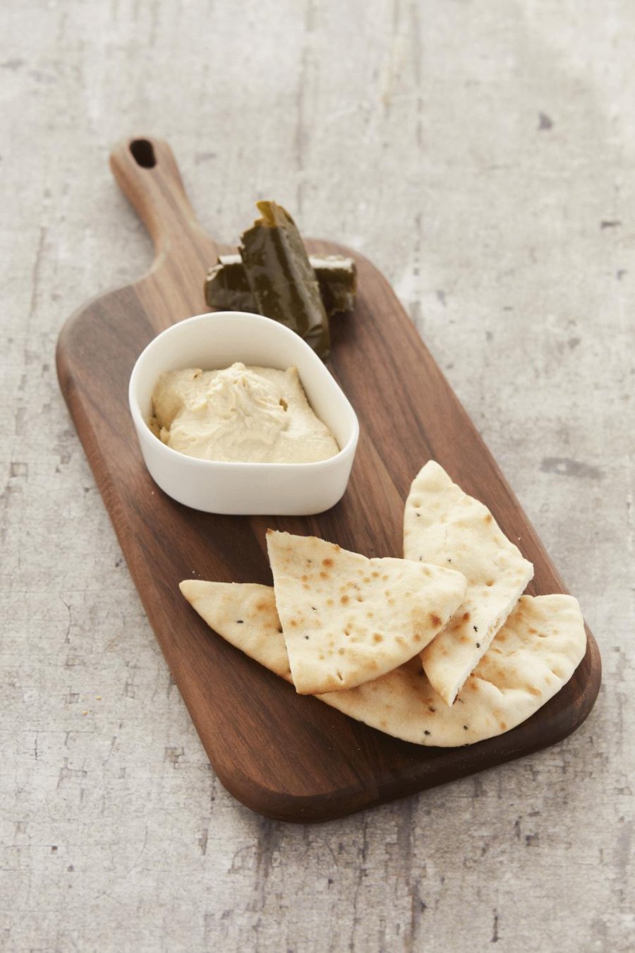 Point Virgule Servierbrett 16x37 cm, Walnussbaum