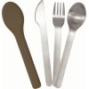 Haps Nordic Kinderbesteck 4-teilig, Olive