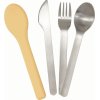 Haps Nordic Kinderbesteck 4-teilig, Sun Light