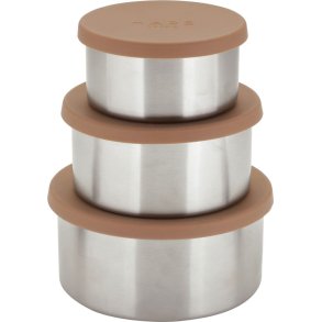 Haps Nordic Groot Snackpotje 3 stuks, Terracotta