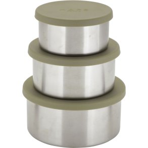 Haps Nordic Groot Snackpotje 3 stuks, Olive