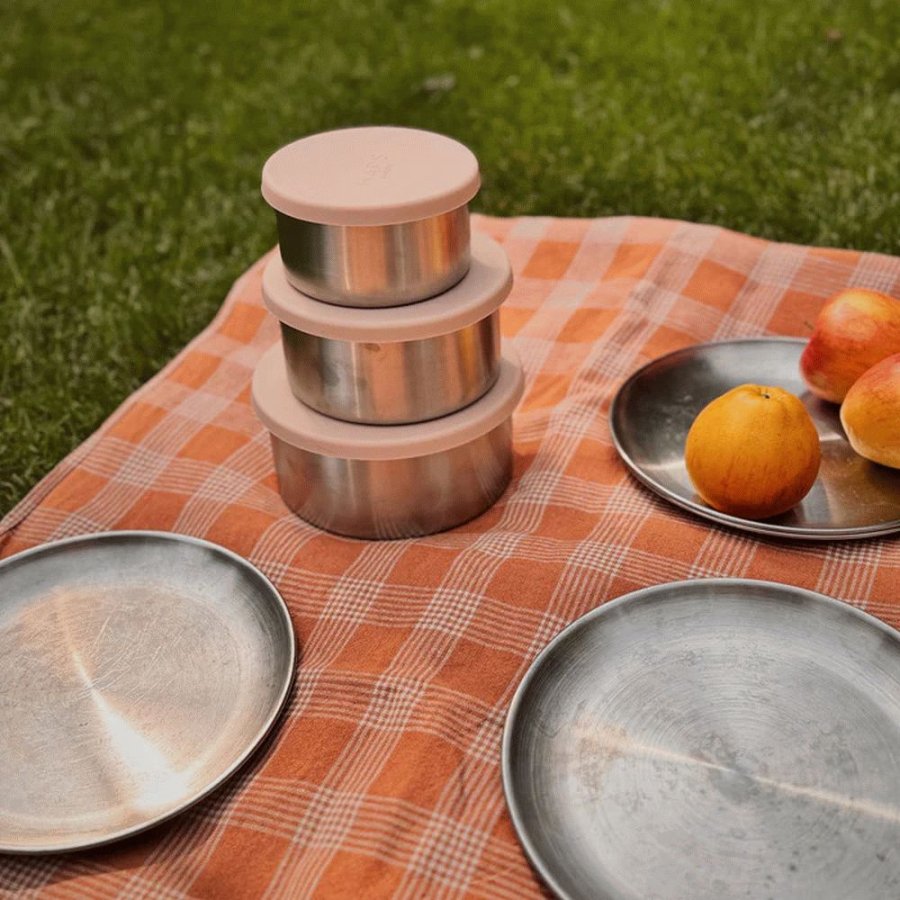Haps Nordic Snackbtte Stor 3 stk, Blush