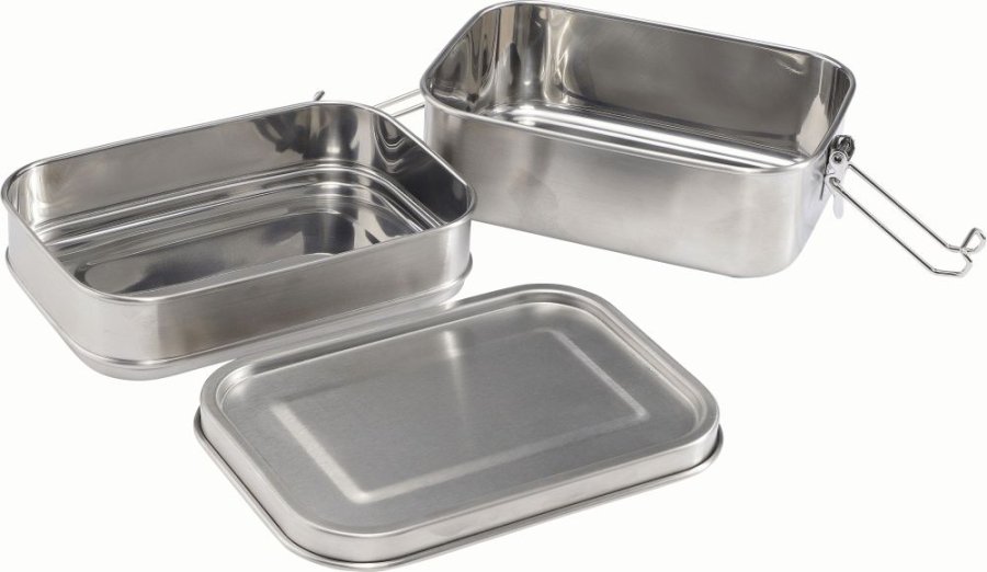 Haps Nordic Brotdose 2 Etagen 16,5 cm, Stahl