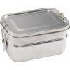 Haps Nordic Brotdose 2 Etagen 16,5 cm, Stahl
