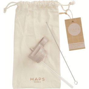 Haps Nordic Sportverschluss und Brste fr Trinkflasche 400 ml, Oyster Grey