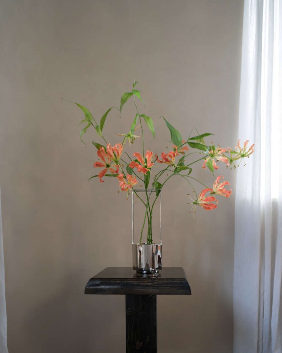 Hein Studio Ikebana Vase H30 cm, Slv