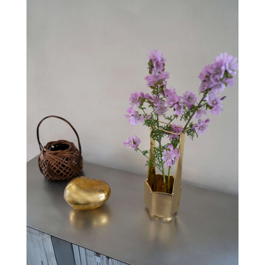 Hein Studio Ikebana Vase H30 cm, Guld