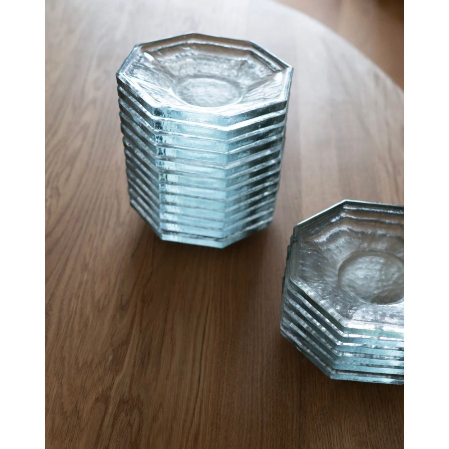 Hein Studio Agnes Teller 2er Set 16,5 cm, Klar