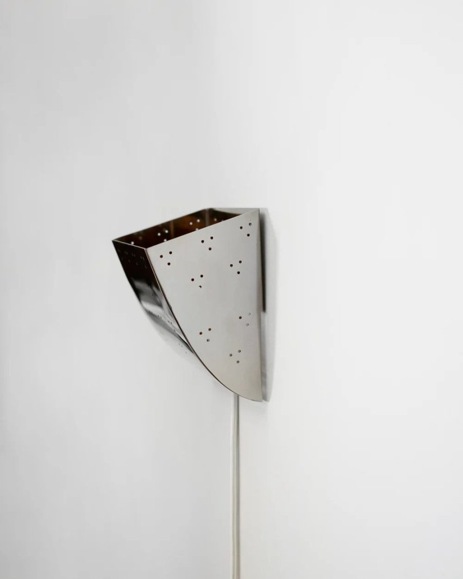 Hein Studio Jolene Wandlampe 16 cm, Chrom