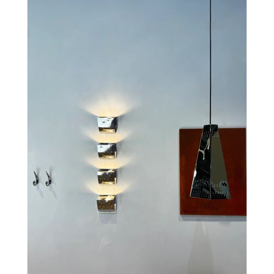 Hein Studio Jolene Wandlampe 16 cm, Chrom