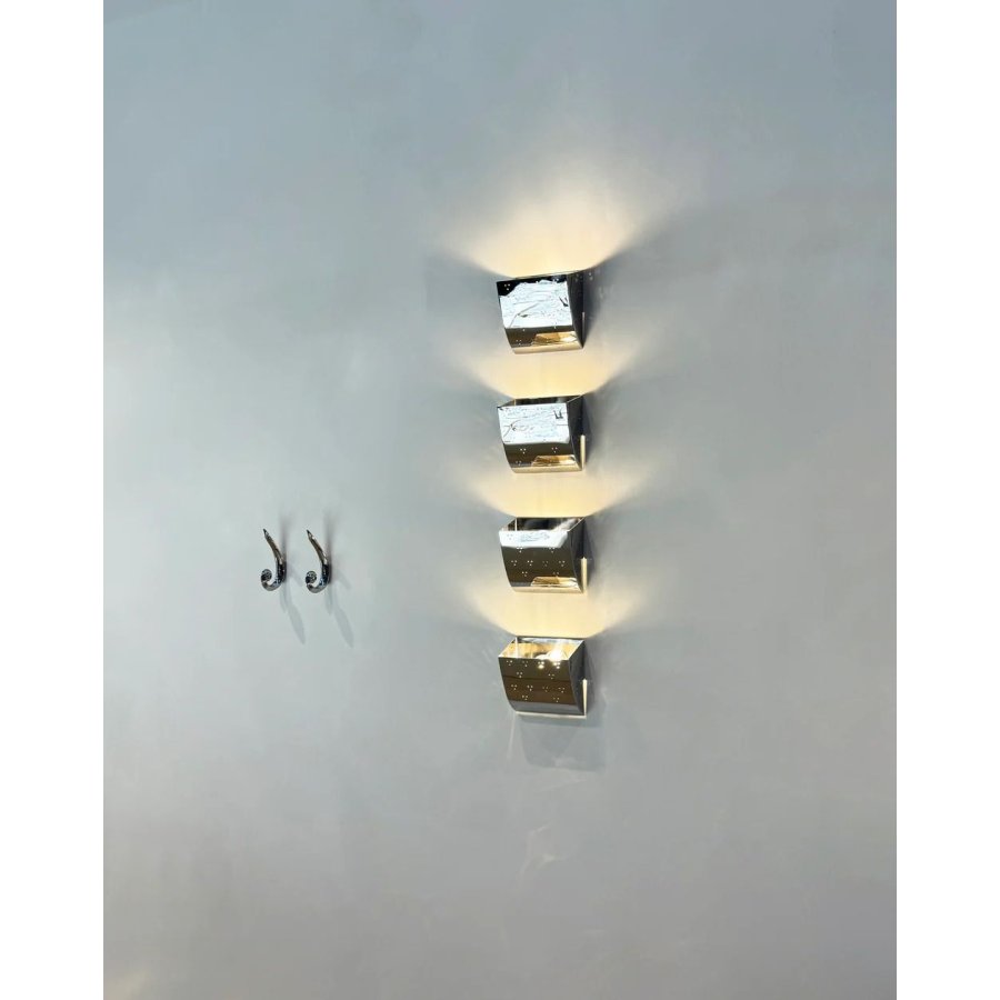 Hein Studio Jolene Wandlampe 16 cm, Chrom