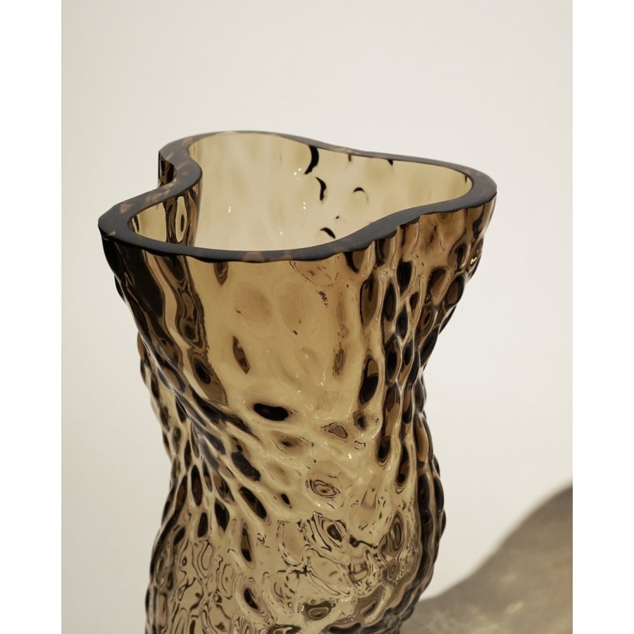 Hein Studio Ostrea Rock Vase H30cm, Smoke