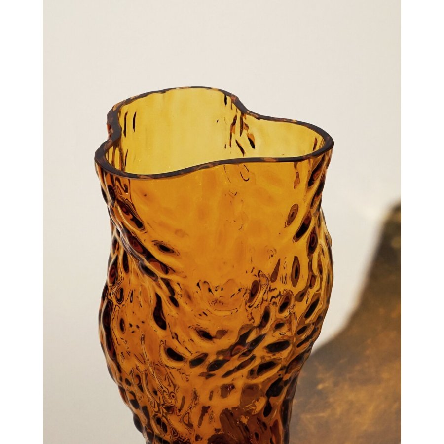 Hein Studio Ostrea Rock Vase H30cm, Amber