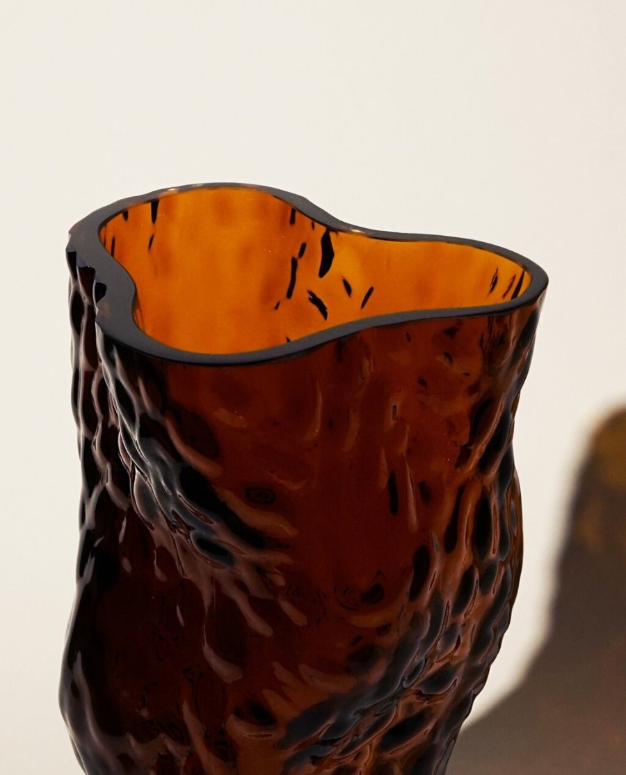 Hein Studio Ostrea Rock Vase H30cm, Rust