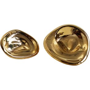 Hein Studio Ripple Wandhaken Nr. 02 9,5 cm, Messing