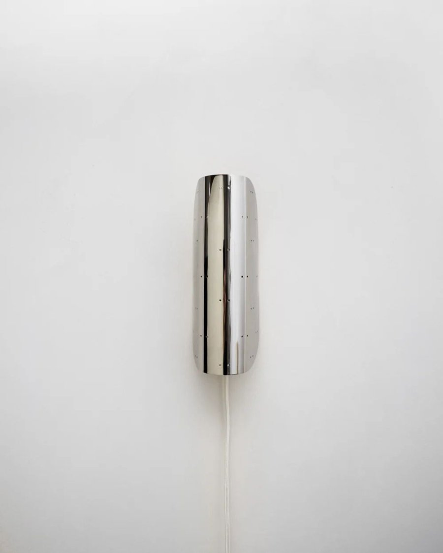 Hein Studio Giselle Wandlampe 26 cm, Chrom