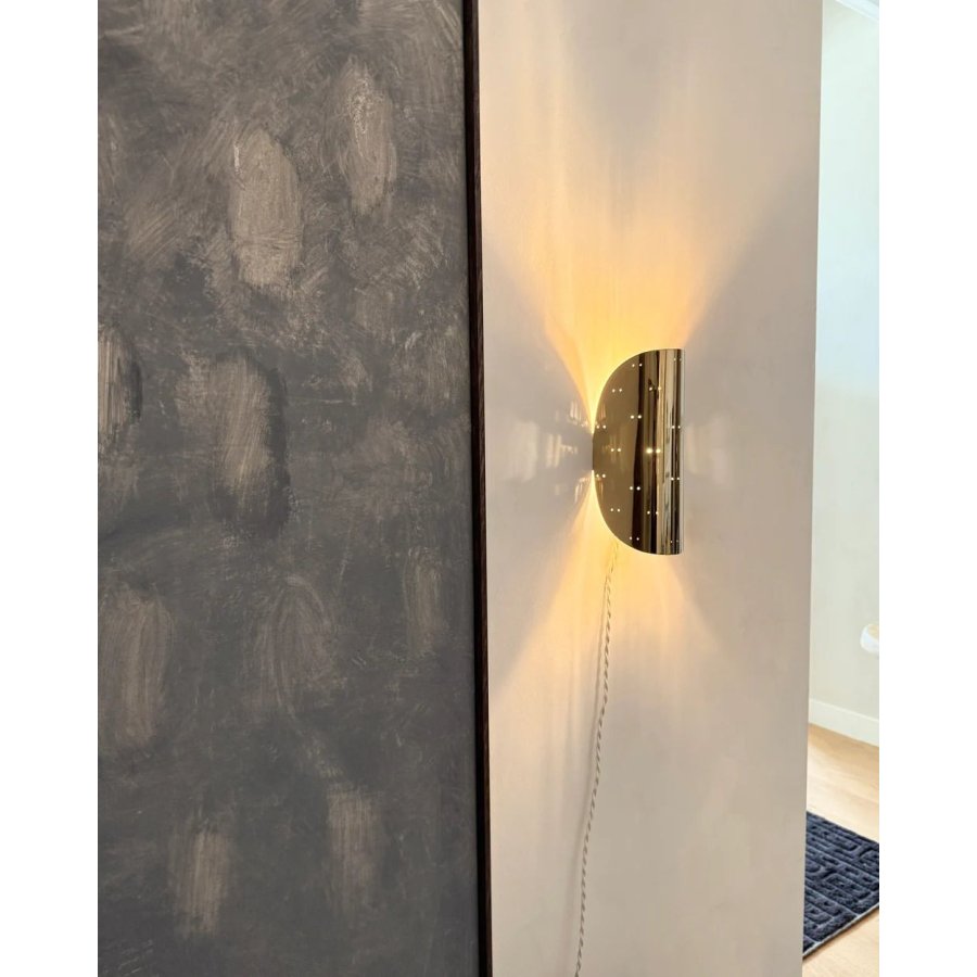 Hein Studio Giselle Wandlampe 26 cm, Chrom