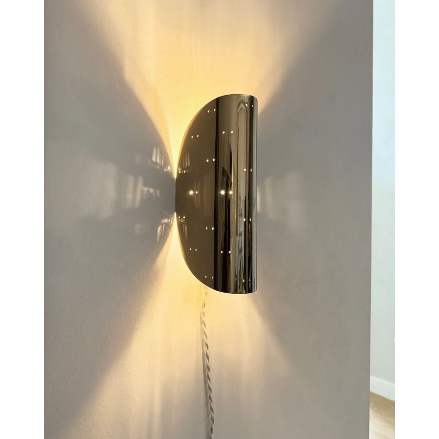 Hein Studio Giselle Wandlampe 26 cm, Chrom