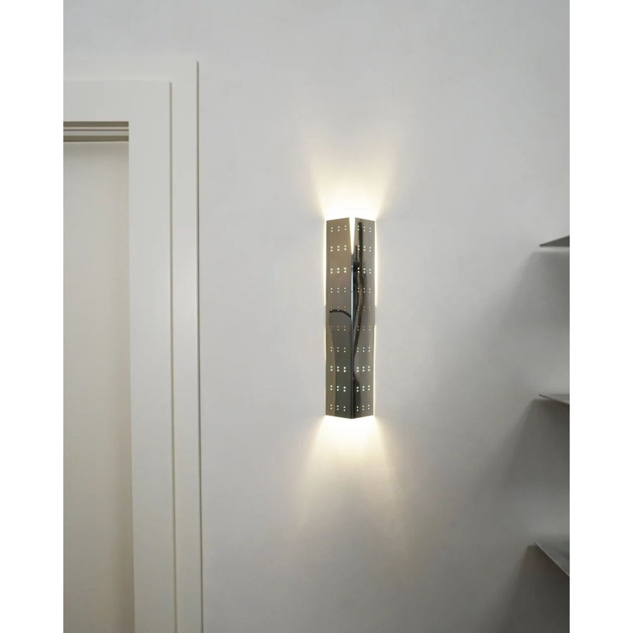 Hein Studio May Wandlampe 49 cm, Chrom